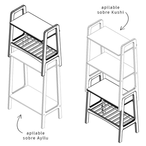 Banquito apilable Phuyu Fast-Stack™