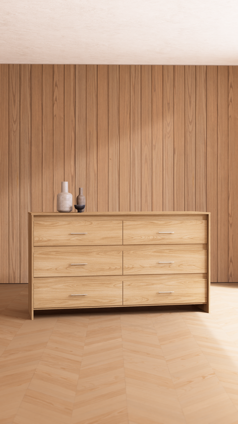 Cómoda 6 cajones Zahara