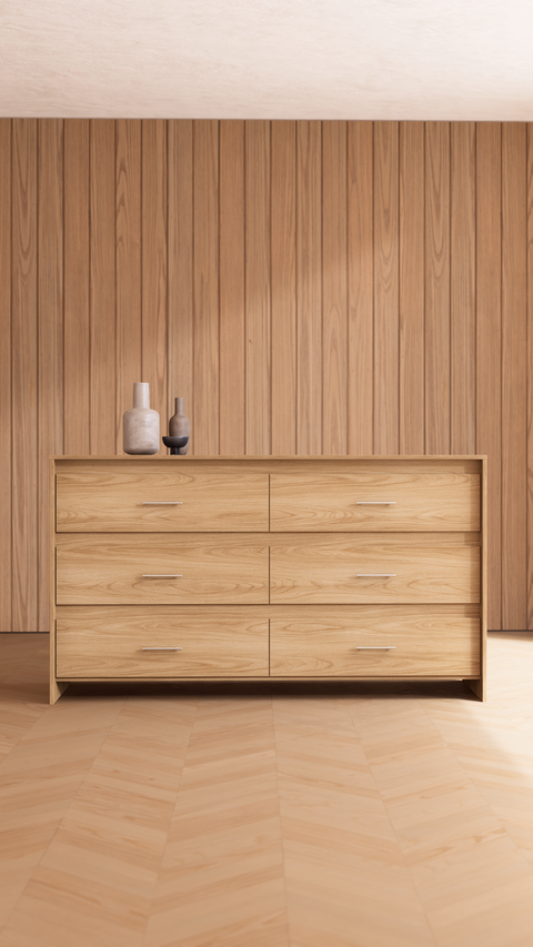 Cómoda 6 cajones Zahara