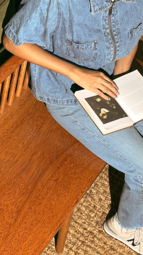 Banqueta de madera Ocaso