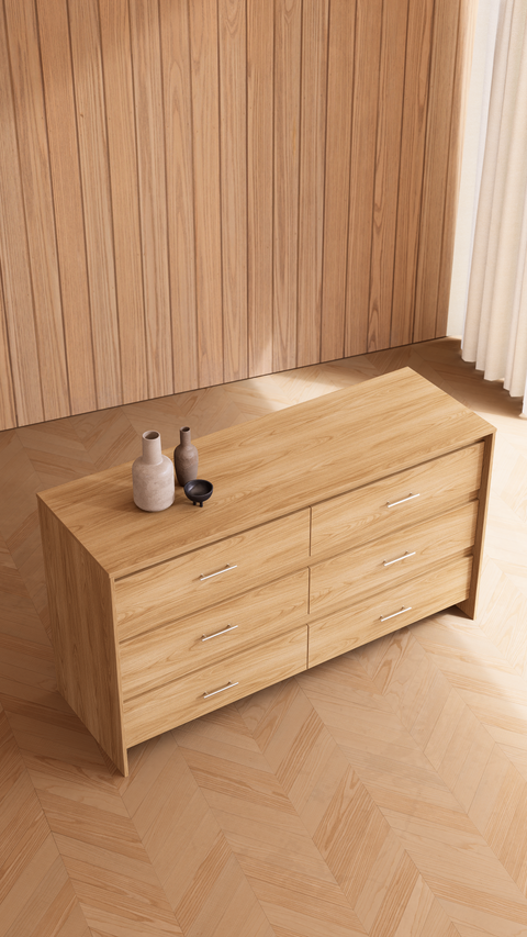 Cómoda 6 cajones Zahara