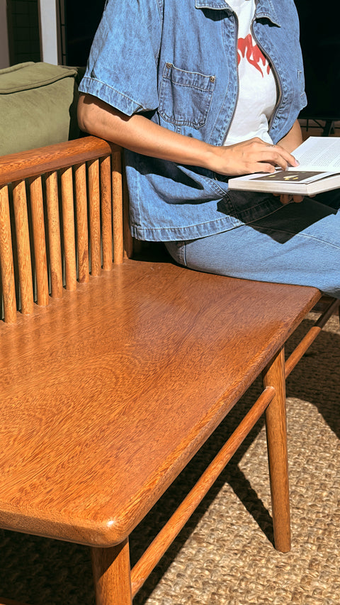 Banqueta de madera Ocaso