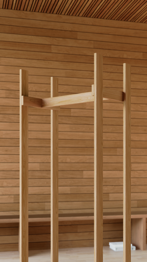 Colgador corto multifuncional Aura