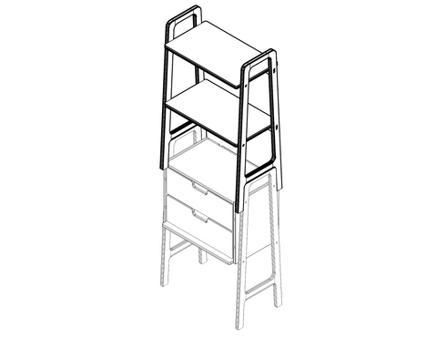 Cajonera apilable Hatun Fast-Stack™