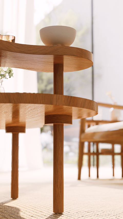 Mesa dos niveles Granate