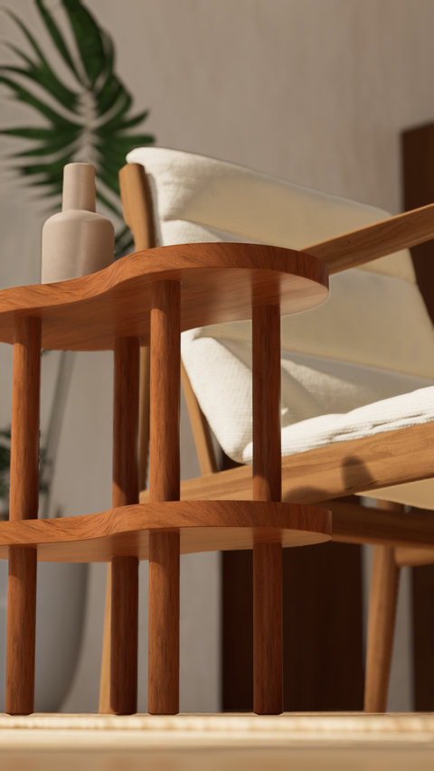 Mesita auxiliar Géminis