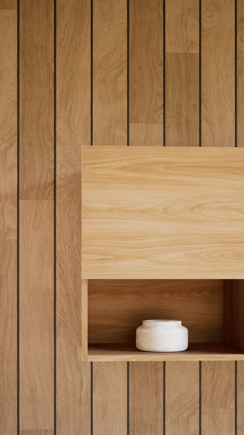 Repisa Flotante de servicio Omega-4