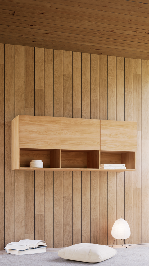 Repisa Flotante de servicio Omega-4