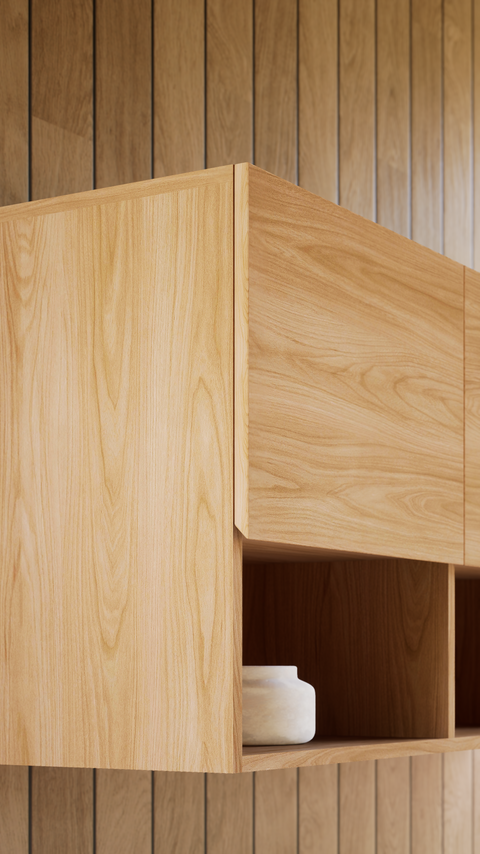 Repisa Flotante de servicio Omega-4