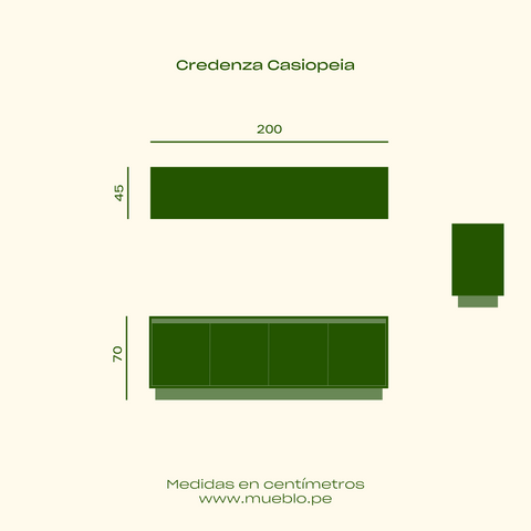 Credenza cerrada Casiopeia