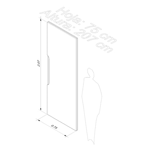 Puerta de madera Manipuler