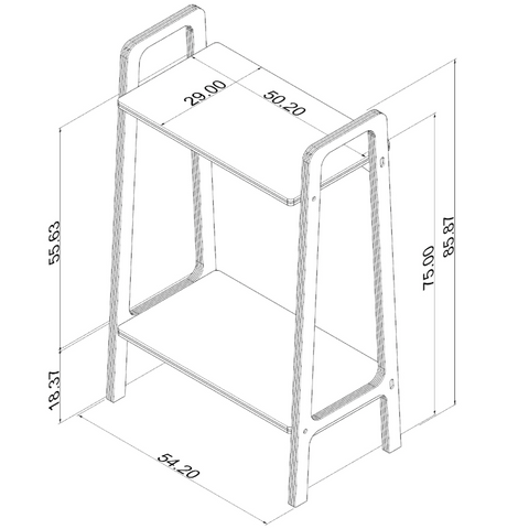 Repisa apilable Ayllu Fast-Stack™