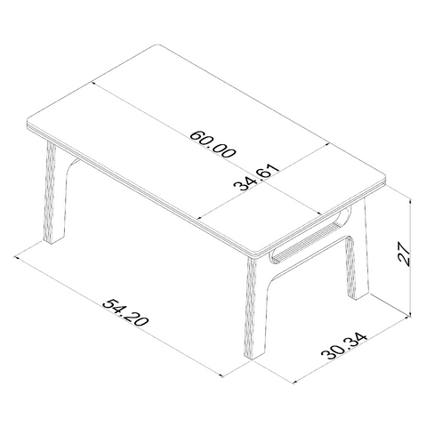 Mesa de Cama apilable Achkur Fast-Stack™