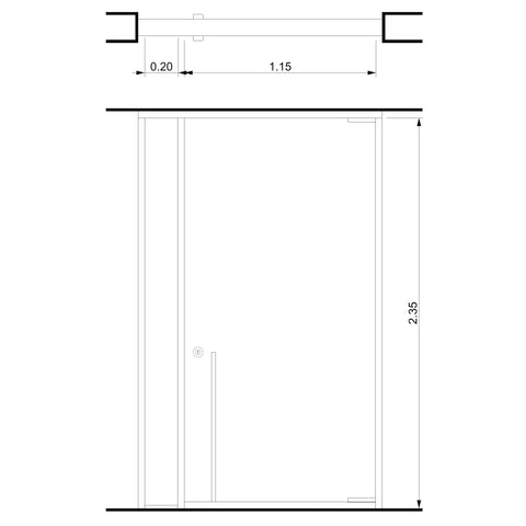 Puerta de madera Bois