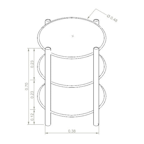Livelli bedside table