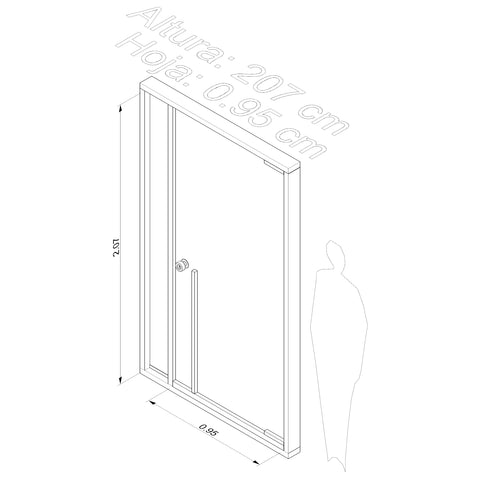 Puerta de madera Bois
