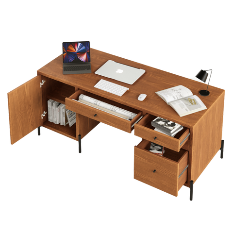 Escritorio de madera Spazioso