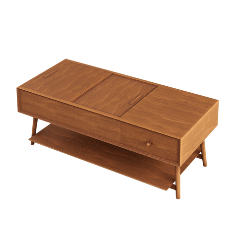 Mesa de centro de madera Vetrino